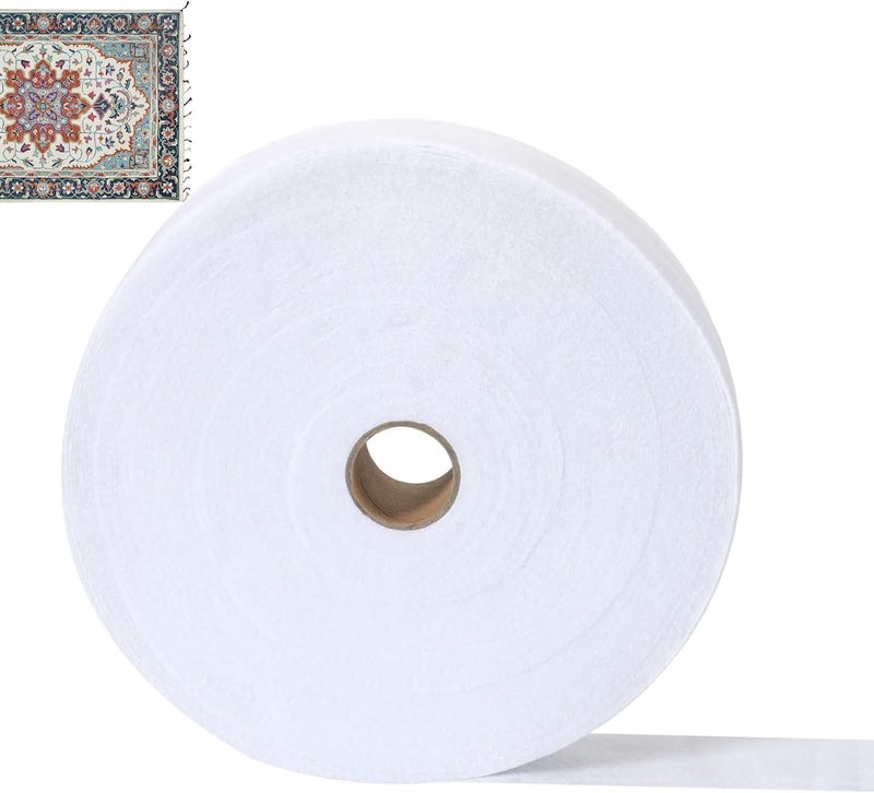 HexaHive Jelly Batting Roll Strips for Rugs 2 1/4 on a Roll Total 50 Yards Polyester Blend Fleece Batting Fabric Tube Maker for Roll Rugs, Braided Rug, Throw Rugs, Flexible Quilt Batting Tool - Image 1